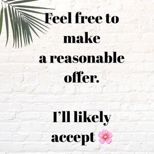 COPY - ALL Reasonable offers welcome 🌸🌸